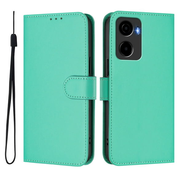 Wallet Case For Ulefone Note 16 Pro Phone, For  Ulefone Note 14/17Pro/ 18/20Pro Premium PU Leather Shockproof Lanyard Slim Case