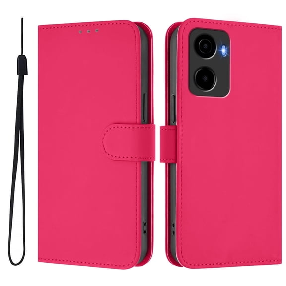 Wallet Case For Ulefone Note 16 Pro Phone, For  Ulefone Note 14/17Pro/ 18/20Pro Premium PU Leather Shockproof Lanyard Slim Case