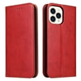 thumbnail image 1 of Wallet Case For iPhone 14 Pro, Case Wallet-High Quality Leather Magnetic Closure Case-RFID Blocking Card Holders-Shockproof TPU Shell Folio Cover Women Men For iPhone 14 Pro, Red, 1 of 7
