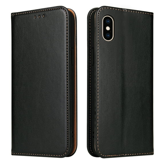 Wallet Case For iPhone XR, Case Wallet-High Quality Leather Magnetic Closure Case-RFID Blocking Card Holders-Shockproof TPU Shell Folio Cover Women Men For iPhone XR, Black