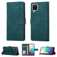 thumbnail image 1 of Wallet Case for Galaxy A12 Credit Card Holder,  [RFID Blocking] Soft inner Cover PU Leather With Strap Kickstand Magnetic Flip Folding Cover Compatible with Samsung Galaxy A12, Blue, 1 of 10