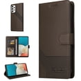 thumbnail image 1 of Wallet Case for Galaxy A53 Credit Card Holder, [Shockproof Interior Case] Premium PU Leather With Strap Kickstand Magnetic Closure Flip Folding Cover Compatible with Samsung Galaxy A53 5G,
Brown, 1 of 14