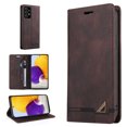 thumbnail image 1 of Wallet Case for Galaxy A72 Credit Card Holder,  [RFID Blocking] [Shockproof Interior Case] PU Leather Folio Kickstand Magnetic Flip Folding Cover Compatible with Samsung Galaxy A72 5G/4G,Brown, 1 of 14