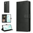 thumbnail image 1 of Wallet Case for Galaxy Note 10 Plus Credit Card Holder, [Shockproof Interior Case] Premium PU Leather With Strap Kickstand Magnetic Closure Flip Folding Cover for Samsung Galaxy Note 10 Plus,
Black, 1 of 14