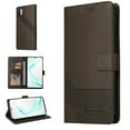 thumbnail image 1 of Wallet Case for Galaxy Note 10 Plus Credit Card Holder, [Shockproof Interior Case] Premium PU Leather With Strap Kickstand Magnetic Closure Flip Folding Cover for Samsung Galaxy Note 10 Plus,
Brown, 1 of 14