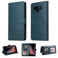 thumbnail image 1 of Wallet Case for Galaxy Note 9 Credit Card Holder, [Shockproof Interior Case] Premium PU Leather With Strap Kickstand Magnetic Closure Flip Folding Cover Compatible with Samsung Galaxy Note 9,
Blue, 1 of 14