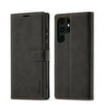 thumbnail image 1 of Wallet Case for Galaxy S22 Ultra 6.8", PU Leather Business Folio Stand Cover Card Holders & Wallet Pocket Shockroof & Anti-drop Kickstand Simple Design 360° Protection, Black, 1 of 9