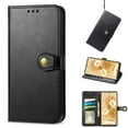 thumbnail image 1 of Wallet Case for Google Pixel 6 2021 Case, Pixel 6 Cover 6.4 inch, Allytech PU Leather Flip Stand Credit Card Pocket Holder Stand Hand Strap Magnetic Snap Purse Case for Pixel 6 2021, Black, 1 of 5