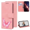 thumbnail image 1 of Wallet Case for Google Pixel 6 Pro, Shockproof TPU Inner Case with RFID Blocking Credit Card Holders, PU Leather Folding Book Flip Magnetic Phone Cover for Google Pixel 6 Pro - Pink, 1 of 6