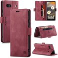 thumbnail image 1 of Wallet Case for Google Pixel 6A 2022,Magnetic Protect PU Leather Flip Case with Card Holders RFID Blocking Kickstand Shockproof Protection Case for Google Pixel 6A 2022 (Red), 1 of 17