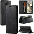 thumbnail image 1 of Wallet Case for Google Pixel 7 2022,Magnetic Protect PU Leather Flip Case with Card Holders RFID Blocking Kickstand Shockproof Protection Case for Google Pixel 7 2022 (No Buckle Black), 1 of 18
