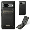 thumbnail image 1 of Wallet Case for Google Pixel 7, Compatible with MagSafe Magnetic Detachable Premium PU Leather Flip Case Cover with Card Slots Holder Kickstand for Google Pixel 7 - Black, 1 of 10