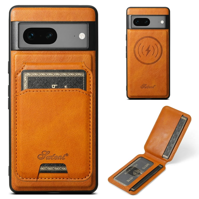 Wallet Case for Google Pixel 7, Compatible with MagSafe Magnetic 