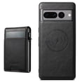 thumbnail image 1 of Wallet Case for Google Pixel 7 Compatible with MagSafe for Men Women, with Card Slots,Detachable Magnetic Wallet Shockproof Anti-fall PU Leather Phone Case Cover for Google Pixel 7,Black, 1 of 7