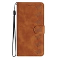 thumbnail image 1 of Wallet Case for Google Pixel 7 Pro, [2 Card Slots] [Kickstand] [Magnetic Clasp] Butterfly Pattern Premium PU Leather Flip Cover, Wrist Hand Strap TPU Shockproof Anti-Scratches Case,Brown, 1 of 7