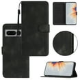 thumbnail image 1 of Wallet Case for Google Pixel 7 Pro, with Card Slots [RFID Blocking],Durable Flip Folio Kickstand Magnetic Closure Leather Wallet Wrist Strap Women Men Case for Google Pixel 7 Pro, Black, 1 of 10