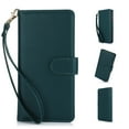 thumbnail image 1 of Wallet Case for Google Pixel 7 Pro, [TPU Shockproof Interior Case] Kickstand [RFID Blocking] Card Slot, Magnetic PU Leather Folio Cover Compatible,With strap,Flip Cover with Card Holder,Green, 1 of 7