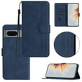 thumbnail image 1 of Wallet Case for Google Pixel 7, [RFID Blocking][Kickstand][Magnetic Closure] Flip Folio Wallet Case PU Leather Card Slots and Detachable Hand Strap Phone Case for Google Pixel 7,Darkblue, 1 of 10