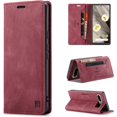 thumbnail image 1 of Wallet Case for Google Pixel 7A 2023,Magnetic Protect PU Leather Flip Case with Card Holders RFID Blocking Kickstand Shockproof Protection Case for Google Pixel 7A 2023 (Red), 1 of 18