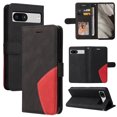 thumbnail image 1 of Wallet Case for Google Pixel 7A with Card Slots Cash Holder Magnetic Clasp Flip Folio Cover, Premium Luxury PU Leather Kickstand Soft Silicone Shockproof Protective Case,Black, 1 of 8