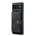 thumbnail image 1 of Wallet Case for Google Pixel 7A with Detachable Card Slots Holder Magnetic Closure Cover, Premium PU Leather Slim Kickstand Soft Silicone Shockproof Lens Protective Case,Black, 1 of 8