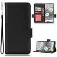 thumbnail image 1 of Wallet Case for Google Pixel 8 Pro Card Slots Holder Kickstand Flip Case, Lychee Pattern PU Leather Shockproof Cover with Magnetic Clasp Drop Resistant Phone Case, Black, 1 of 5