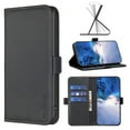 thumbnail image 1 of Wallet Case for Google Pixel 8 Pro, Magnetic PU Leather Kickstand Flip Cover with 3 Card Slots Holder TPU Shockproof Interior Folio Phone Case Compatible for Google Pixel 8 Pro, Black, 1 of 8