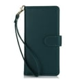 thumbnail image 1 of Wallet Case for Google Pixel 8A, [TPU Shockproof Interior Case] Kickstand [RFID Blocking] Card Slot, Magnetic PU Leather Folio Cover Compatible,Flip Cover with Card Holder,With strap,Green, 1 of 7