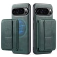 thumbnail image 1 of Wallet Case for Google Pixel 9 / 9 Pro, Compatible with MagSafe for Men Women, Detachable Magnetic Clasp Wallet Phone Case with Card Slots Holder RFID Blocking for Google Pixel 9 / 9 Pro, Green, 1 of 11
