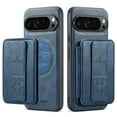 thumbnail image 1 of Wallet Case for Google Pixel 9 / 9 Pro, Compatible with MagSafe for Men Women, Detachable Magnetic Clasp Wallet Phone Case with Card Slots Holder RFID Blocking for Google Pixel 9 / 9 Pro, Blue, 1 of 12