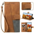 thumbnail image 1 of Wallet Case for Google Pixel 9 / 9 Pro, Premium PU Leather Magnetic Flip Folio Kickstand Case with RFID Blocking Credit Card Slots,Magnetic Clasp Shockproof Case with Detachable Wrist Strap,Brown, 1 of 10