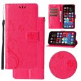 thumbnail image 1 of Wallet Case for Google Pixel 9 Pro XL,PU Leather Wallet Flip Kickstand Case [Magnetic Closure] [Wrist Strap] [Card Slots Holder] Embossed Butterfly & Flower Case for Women Girls,Rose, 1 of 9