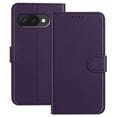 thumbnail image 1 of Wallet Case for Google Pixel 9a Phone Case with Card Holder, Magnetic PU Leather Stand Flip Folio Phone Cover for Women Men Girls Boys, Credit Card Slot Purse & Protective TPU Bumper, Purple, 1 of 7