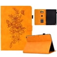 thumbnail image 1 of Wallet Case for Kindle Fire HD 10.1" 11th Gen 2021/ Fire HD 10 Plus 2021 Released, Allytech Embossed PU Leather Anti-Shock Multi-Angle Viewing Stand Auto Sleep Wake Case for Fire HD 10 2021, Khaki, 1 of 10