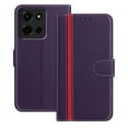 thumbnail image 1 of Wallet Case for Motorola G Stylus 5G (2025), Business PU Leather Magnetic Flip Folio Case with Card Holder Kickstand Shockproof Protective Phone Case Cover for Motorola G Stylus 5G (2025), Purple, 1 of 9