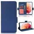 thumbnail image 1 of Wallet Case for Motorola Moto G Play 2023, Silicone Lychee Pattern PU Leather Shockproof Flip Cover with Card Slots Holder Magnetic Clasp Lock Drop Resistant Kickstand Phone Case,Darkblue, 1 of 7