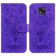 thumbnail image 1 of Wallet Case For Motorola Moto G Power 2021, Butterfly Embossed & Cute Flower Patterned PU Leather Magnetic Clasp Flip Stand Card Slots Kickstand with Hand Strap Shockproof Cover,
Purple, 1 of 8