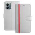 thumbnail image 1 of Wallet Case for Motorola Moto G Power (2025), Business PU Leather Magnetic Flip Folio Case with Card Holder Kickstand Shockproof Protective Phone Case Cover for Motorola Moto G Power (2025), Silver, 1 of 9