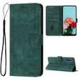 thumbnail image 1 of Wallet Case for Motorola Moto G Pure, Premium PU Leather Flip Case Card Slots Holder, Luxury Kickstand Function Book Folding Folio Cover with Wrist Strap for Motorola Moto G Pure, Green, 1 of 12