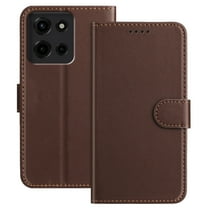 Wallet Case for Motorola Moto G Stylus 5G 2025 Case with Card Holder,Magnetic PU Leather Stand Flip Folio Phone Cover for Women Men Girls Boys,Credit Card Slot Purse & Protective TPU Bumper,Brown