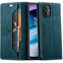 Wallet Case for OnePlus Nord N20 5G 2022,Magnetic Protect PU Leather Flip Case with Card Holders RFID Blocking Kickstand Shockproof Protection Case for OnePlus Nord N20 5G 2022 (Teal)