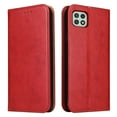 thumbnail image 1 of Wallet Case For Samsung A42 5G, Luxury Premium Leather Flip Strong Magnetic Closure [Kickstand][RFID Blocking][Card Holder Slots] Retro Shockproof Phone Cover For Samsung Galaxy A42 5G, Red, 1 of 7