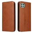 thumbnail image 1 of Wallet Case For Samsung A42 5G, Luxury Premium Leather Flip Strong Magnetic Closure [Kickstand][RFID Blocking][Card Holder Slots] Retro Shockproof Phone Cover For Samsung Galaxy A42 5G, Brown, 1 of 7