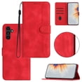 thumbnail image 1 of Wallet Case for Samsung A54 5G, with Card Slots [RFID Blocking],Durable Flip Folio Kickstand Magnetic Closure Leather Wallet Wrist Strap Women Men Case for Samsung Galaxy A54 5G, Red, 1 of 10