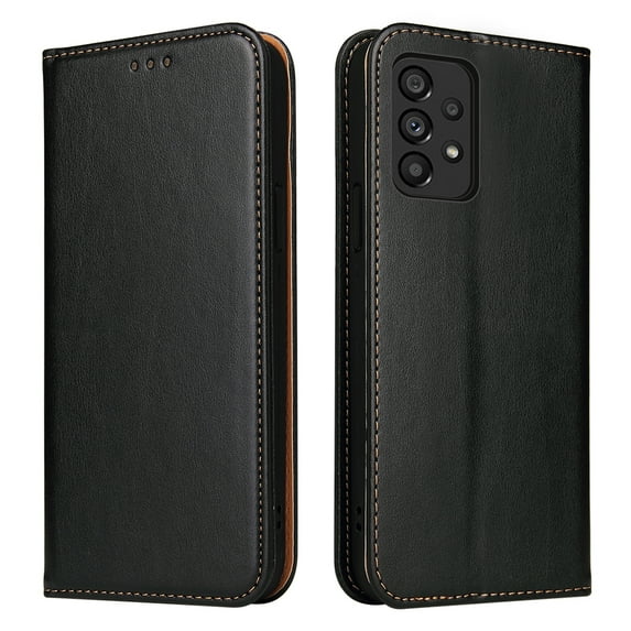 Wallet Case For Samsung A73 5G, Case Wallet-High Quality Leather Magnetic Closure Case-RFID Blocking Card Holders-Shockproof TPU Shell Folio Cover Women Men For Samsung Galaxy A73 5G, Black