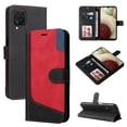 thumbnail image 1 of Wallet Case for Samsung Galaxy A12 5G, Buisiness Luxury PU Leather Credit Card Slots Holder Kickstand Magnetic Clasp Phone Cover with Soft Silicone Inner Shockproof Drop Resistant Case,Black, 1 of 8