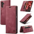 thumbnail image 1 of Wallet Case for Samsung Galaxy A13 5G [Not for A13 4G],Magnetic Protect PU Leather Flip Case with Card Holders RFID Blocking Kickstand Shockproof Protection Case for Samsung Galaxy A13 5G (Red), 1 of 18