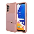 thumbnail image 1 of Wallet Case for Samsung Galaxy A14 5G Multifunctional Design Back Case, Rugged PC Luxury PU Leather Magnetic Car Mount Cover with Card Slots Holder Shockproof Lens Protective Case,Rosegold, 1 of 7