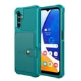 thumbnail image 1 of Wallet Case for Samsung Galaxy A14 5G Multifunctional Design Back Case, Rugged PC Luxury PU Leather Magnetic Car Mount Cover with Card Slots Holder Shockproof Lens Protective Case,Green, 1 of 7