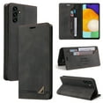 thumbnail image 1 of Wallet Case for Samsung Galaxy A14 5G with RFID Blocking Skin-Friendly PU Leather Flip Folio Cover, Business Soft Silicone Shockproof Card Slots Holder Magnetic Closure Kickstand Case,Black, 1 of 9